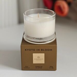 Glasshouse Fragrances Kyoto In Bloom Scented Single Wick Mini Candle 1.1 oz NIB